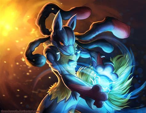 Shiny Mega Lucario Wallpaper