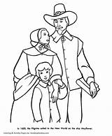 thanksgiving pilgrim And Indian coloring Pages 548174 sketch template