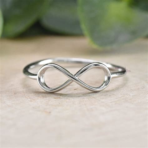 Simple Infinity Ring Silver Infinity Ring Womens Infinity - Etsy