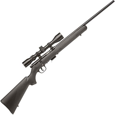 Savage 93 FXP w/ Scope Matte Black Bolt Action Rifle - 22 WMR (22 Mag ...