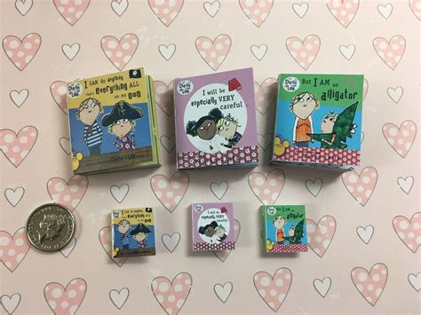 3 Charlie and Lola Miniature Books Real Text & Pictures | Etsy