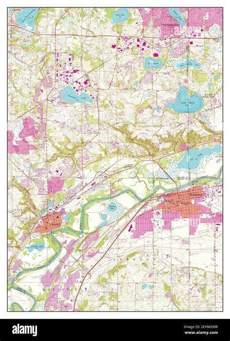 Shakopee, Minnesota, map 1958, 1:24000, United States of America by ...