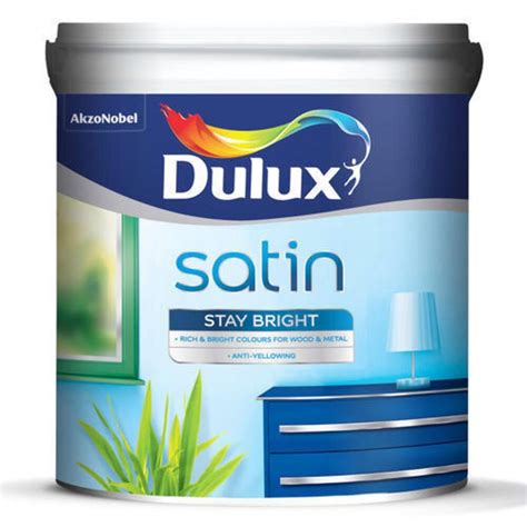 Soft Sheen White Dulux Satin Stay Bright Enamel Paint, Packaging Size ...