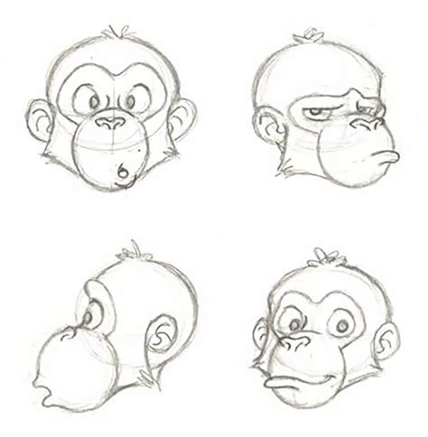 Fantastic Pencil Monkey Drawing Ideas - Beautiful Dawn Designs