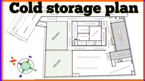 cold storage plan, cold storage layout plan #coldstorage - YouTube