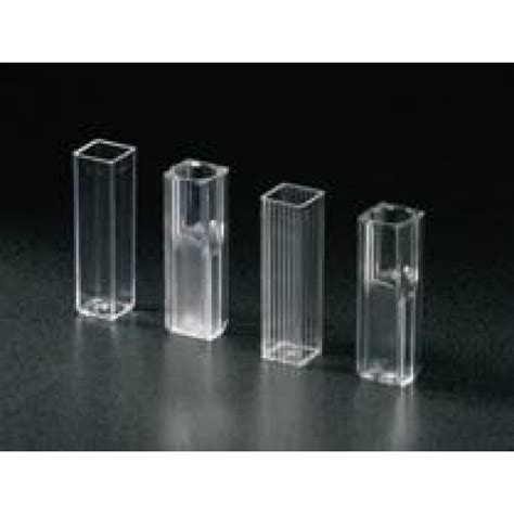 Cuvette, Spectrophotometer, Square, 4.5mL (10mm), UV Grade Methacrylate, 4 Clear Sides, 100/Tray ...