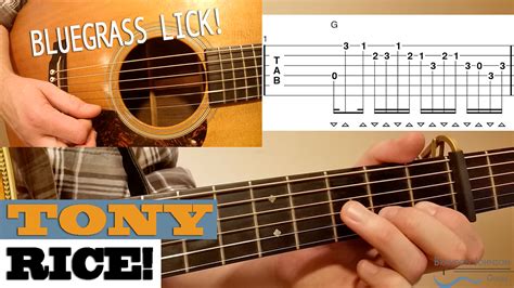 Tony Rice Lick – Intermediate Guitar Lesson - Brandon Johnson Guitar