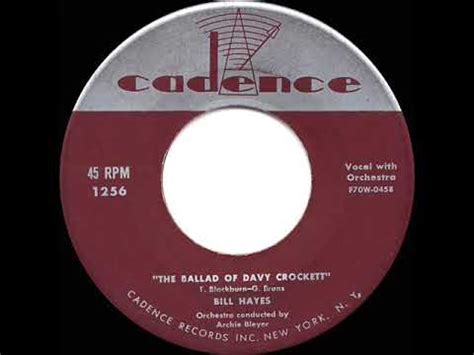 The Ballad of Davy Crockett by Bill Hayes - Songfacts