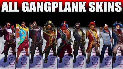 Gangplank Skins In Game Images