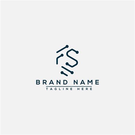 Premium Vector | Fs logo design template vector graphic branding element.