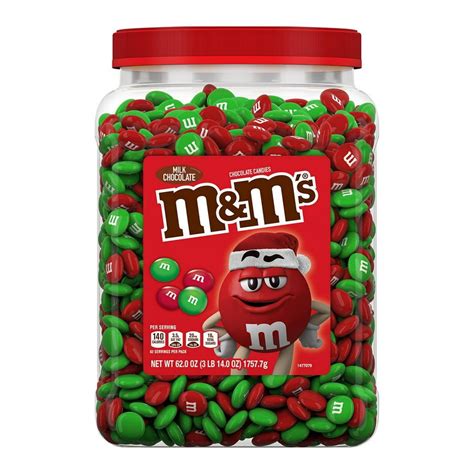 M&M's Chocolate Candies Christmas Edition Pantry-Size, 62 Ounces - Walmart.com - Walmart.com