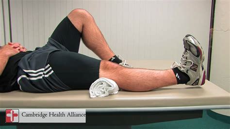 CHA Rehab - Quadriceps Sets - YouTube