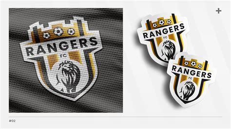 Soccer emblem design Rangers FC on Behance