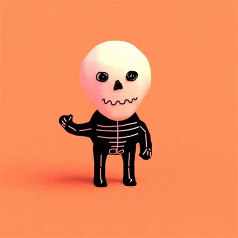 Halloween Skeleton GIF - Halloween Skeleton Toy - Discover & Share GIFs