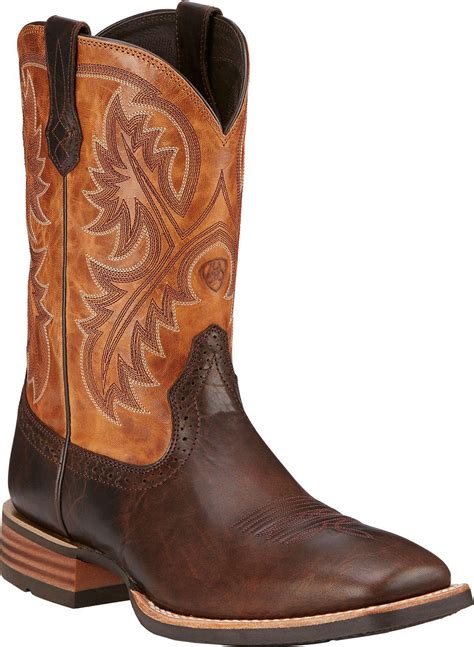 Ariat Leather Quickdraw Western Boots in Brown for Men - Lyst