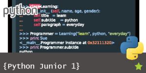 Python Junior 1 – Weekly – Kids Coding Courses | Coding Lab Japan