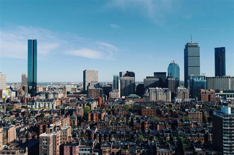 aerial pic of back bay : r/boston