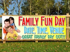 Family Fun Day Banners - Next Day UK | HFE Signs & Banners