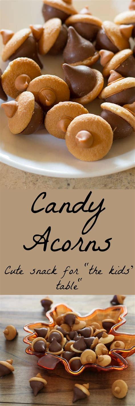 Easy Candy Acorns