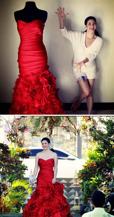 Would you have the nerve?! Singer Regine Velasquez in her exquisite RED ...