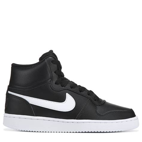 Nike Leather Ebernon High Top Sneakers in Black/White (Black) - Lyst