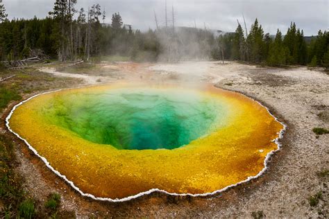 Morning Glory Pool - Yellowstone National Park - Free Roaming Hiker