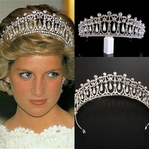 Aliexpress.com : Buy Vintage Silver Queen Princess Diana Crown Crystal ...