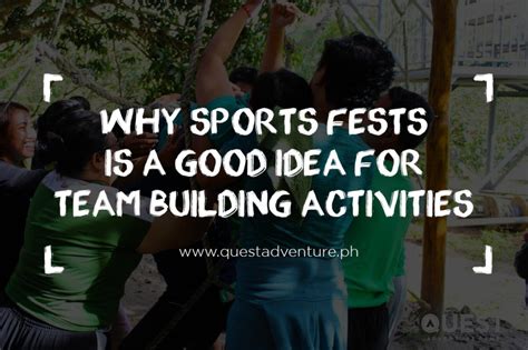 Why Sports Fests Is a Good Idea for Team Building Activities