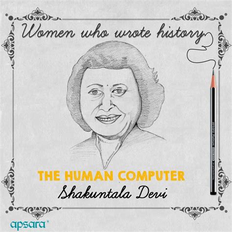 The mathematical genius and calculating prodigy from India. #WomenWhoWroteHistory | Space ...