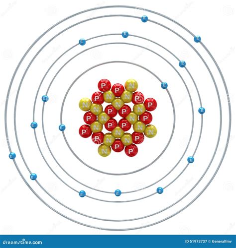 Sulfur Atom On A White Background Stock Illustration - Image: 51973737