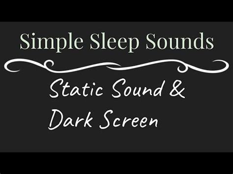 10 Hours of Static -- Sleep Sound -- Fall Asleep Quickly and Drown out ...