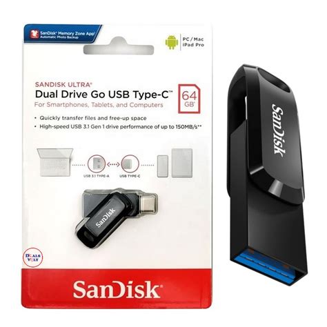 SanDisk 64GB Ultra Dual Drive Go USB Type-C Flash Drive-SDDDC3-064G-G46 - IT Online