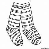 Striped Socks Coloring Page  Pagescom sketch template