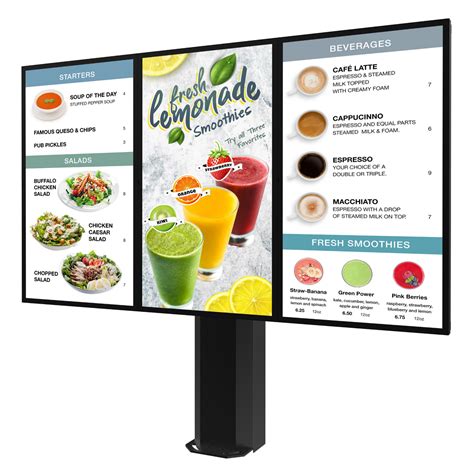 Outdoor Digital Menu Boards for Restaurant Drive-Thrus – Peerless-AV