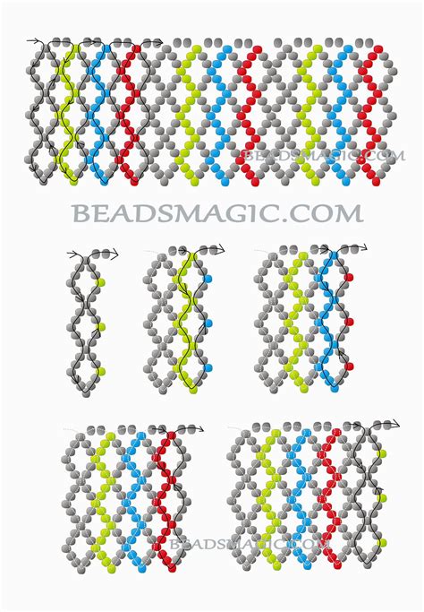 Free pattern for necklace Colors | Beads Magic | Seed bead patterns ...