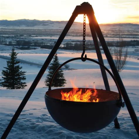 Cowboy Cauldron Steel Fire Pit and Grill | Orvis