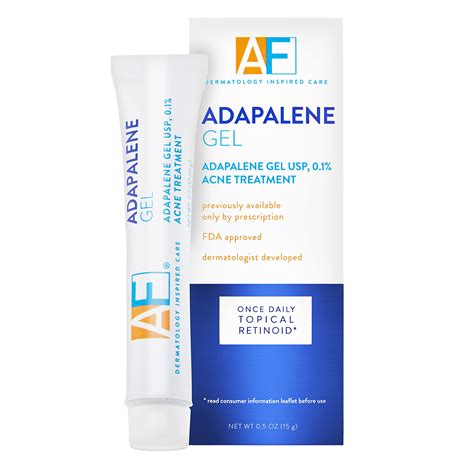 Buy AcneFree Adapalene Gel 0.1%, Once-Daily Topical Retinoid Acne , 30 Day Supply, 0.5 Ounce ...