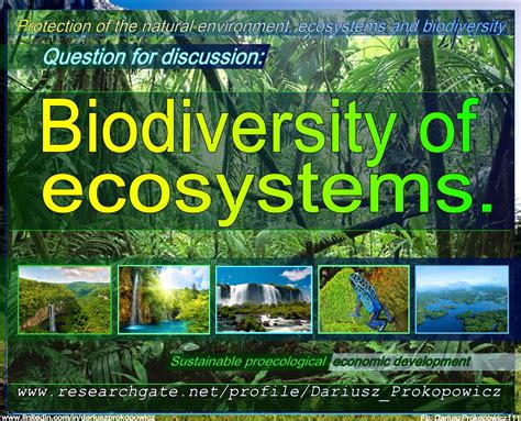 What is the link between biodiversity and ecosystem? | ResearchGate