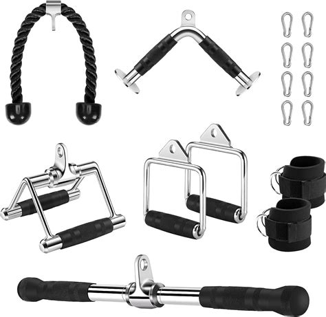 Buy Lat Pulldown Attachment, Cable Machine Attachments for Gym, Home ...