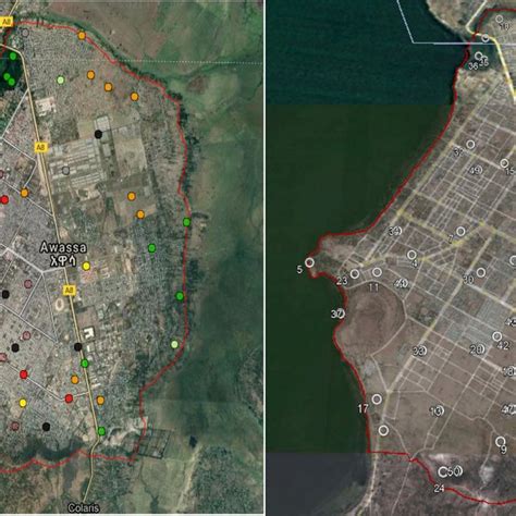 Geographical Location of the study area, Hawassa city administration ...