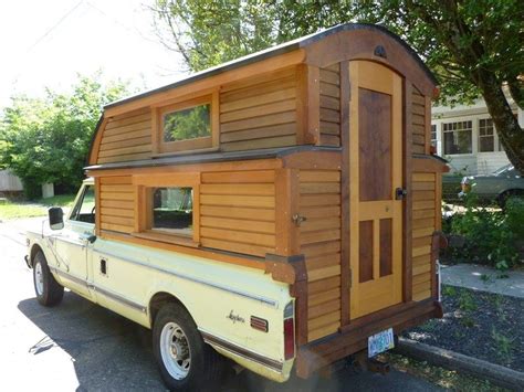 rear view | Homemade camper, Custom campers, Slide in truck campers