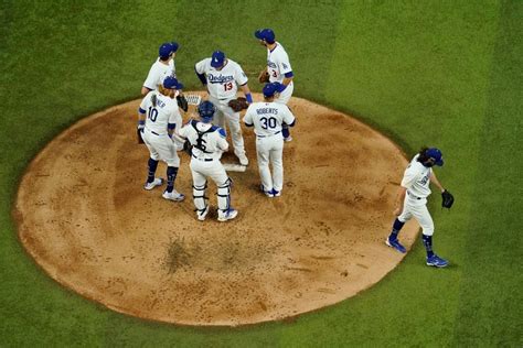 Parade of 7 pitchers not a merry-go-round for the Dodgers in the World Series | KTLA