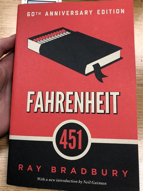 The cover of this copy of Fahrenheit 451 | Fahrenheit 451, Book cover ...