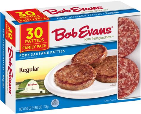 Bob Evans® Regular Pork Sausage Patties 30 ct Box Reviews 2020