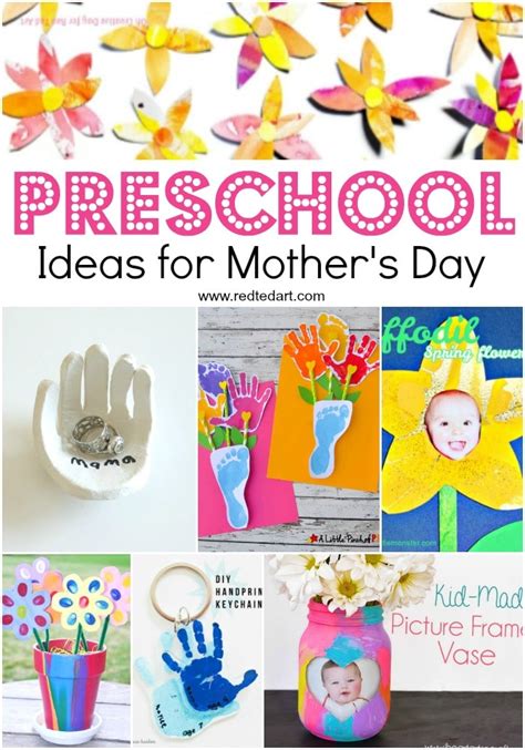 Cute & Easy Mother's Day Crafts for Preschoolers & Toddlers & Toddlers - Red Ted Art