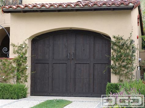 Tuscan Garage Door 11 | Dark Stained Tuscan Garage Doors in Real Wood ...