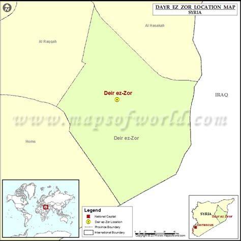 Where is Deir ez-Zor | Location of Deir ez-Zor in Syria Map