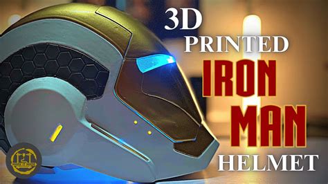 Epic Light-Up 3D Printed Starboost Iron Man Helmet - YouTube