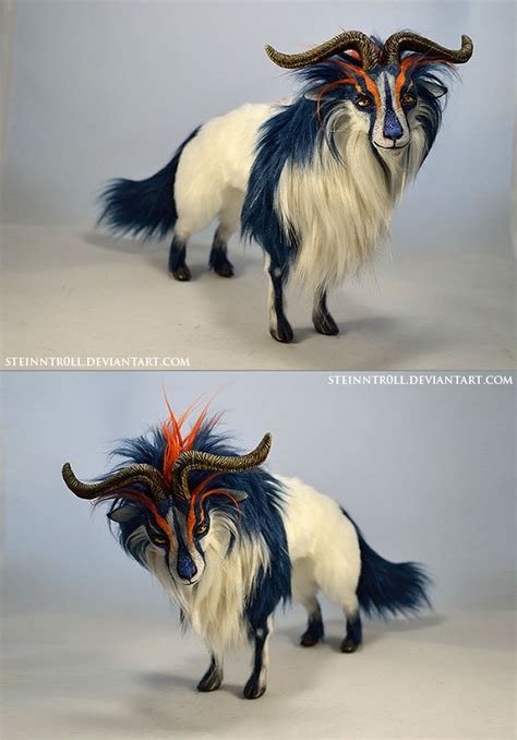 The Great Volcano Goat by Steinntr0ll on DeviantArt | Fantasy creatures art, Mythical creatures ...