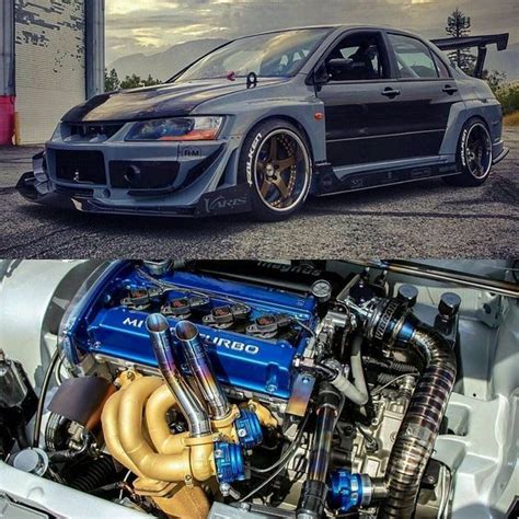 Lancer Evo with big Turbo twinscroll charger, check also our website ...